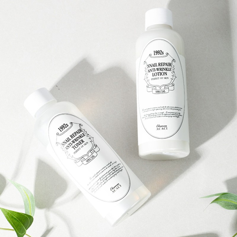 Chamos Agassi Snail Anti-Wrinkle Toner 200ml Snail Skin / 차모스