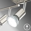 B.K.Licht B.K.Licht - LED ceiling lamp, swiveling, neutral white light