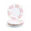 Grace's Teaware Grace Teaware 8" Pink Gold Scallop Fine Porcelain