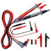 KAIWEETS KAIWEETS KET01 Multimeter Test Leads Kit, 8 Pieces Test Lead with Alligator Clips, Needle Probe, Mini-Hooks, Replaceable Test Probes Kit for Digital Multimeter & Clamp Meter