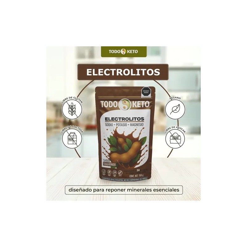 Sales Minerales Para Preparar Electrolitos Sin Azúcar, Todo Keto, Varios