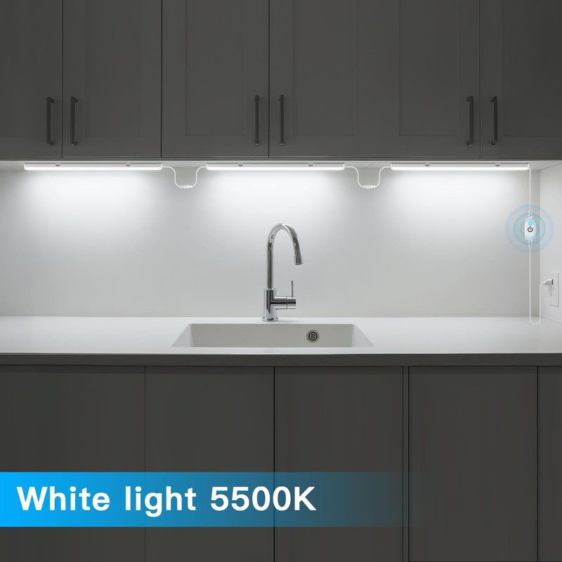 CHNMALITAI 5 V USB LED Kitchen Under-Unit Light, Pack of