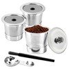 3 Pcs Reusable K Cups and Coffee Pods for Ninja