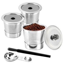 3 Pcs Reusable K Cups and Coffee Pods for Ninja Coffee Maker CFP101 & PB051