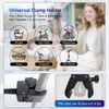 Clip Phone Holder for Desk,Pole,Pipe,Boom,Flat Surface with Adjustable Aluminium Arm