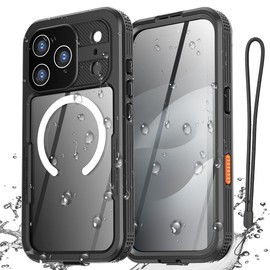 AICase Waterproof Case for 17 Pro with MagSafe Support Clear Water Proof Snowproof/Dustproof/Shockproof,IP68 Certified 360 Full Body Protection Fully Sealed Underwater for 17 Pro_2