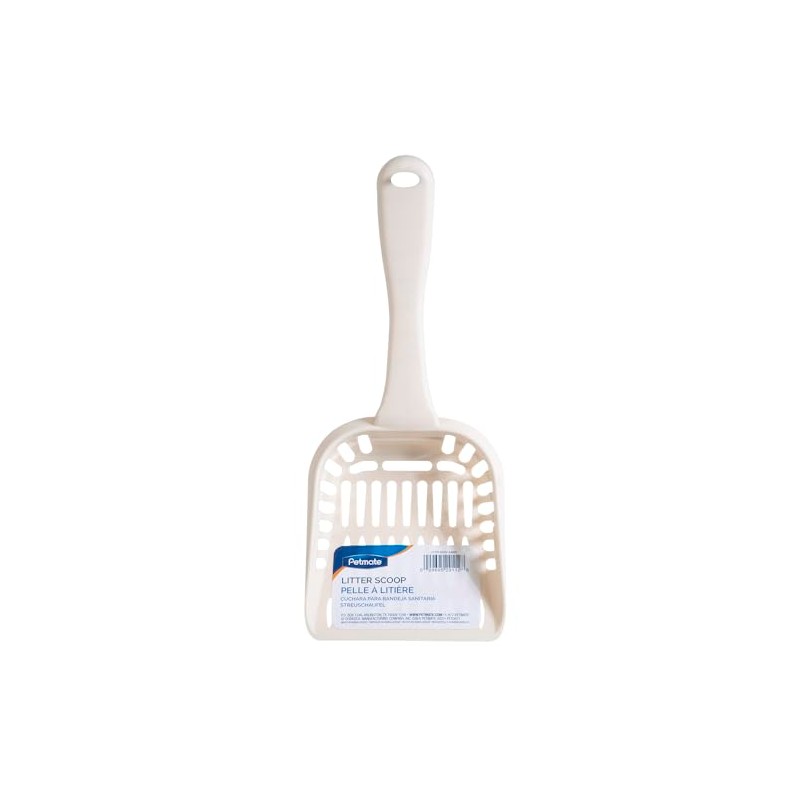 Petmate Litter Scoop for Cats, Jumbo Size, Bleached Linen
