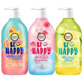 Happy Bath Smile Body Wash Brightening 900g 3 Types/Select 1 - Grapefruit & Orange 900g / 해피바스 스마일바디워시 브라이트닝 900g 3종/선택1 - 자몽&오렌지 900g