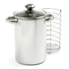 Norpro 573 Stainless Steel Vertical Cooker/Steamer, 3 Piece Set, 10in/25.5cm,