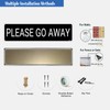 Please Go Away Wall Decor Metal Signs Road Street Signs