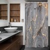 ASDCXZ Marble Shower Curtain 120 x 200 cm (W x