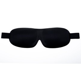 BOOLAVARD Sleeping Mask - Premium Sleeping Mask with Innovative Curved Shape for Complete Darkness. Ultralight & Individually Adjustable. Includes Earplugs. Eye Mask for Men and Woman. Ideal for