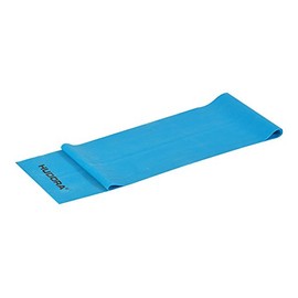 HUDORA Fitness Band, Blue, Heavy, Latex, 2.0 Metres Long, in Practical Box with Exercise Book for Training, Physiotherapy