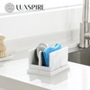 Luxspire Kitchen Sponge Holder, Dish Sponge Holder with with Drain