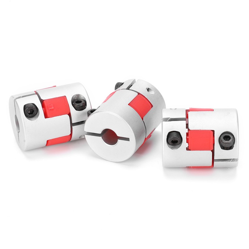 3Pcs Flexible Coupler Aluminum Alloy Ball Screw Coupling Kit Motor