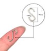 YFFSFDC 100 Pack S Shaped Hooks Mini Hooks Stainless Steel