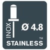 Rapid Rivets Stainless Steel Including Drill Bit, 4.8 x 25