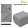 Easy-Going Funda otomana elástica fácil de Usar, Taburete de Almacenamiento