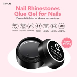 CurvLife Curve Life Soft Gel Solid Nail - 15g Upgraded 3 soft full cover tips for enhanced UV curing 15g / 커브라이프 소프트 젤 솔리드 네일 -15g 부드러운 풀 커버 팁 3개를 업그레이드하여 자외선 경화 강화 15g