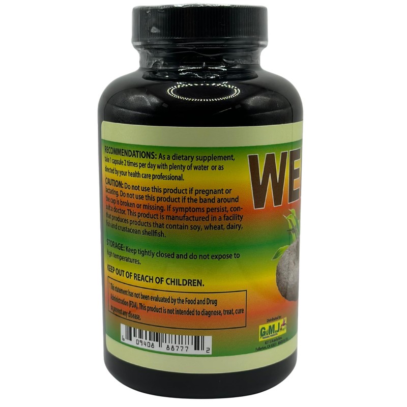 G.M.J WEREKE 200 Capsules(300mg) Dietary Supplement | CapsulaS WEREKE
