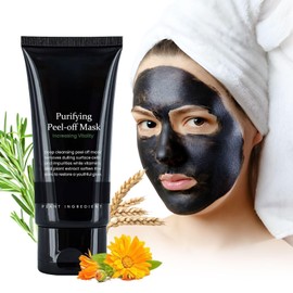 YFIXQNSU Black Head Remover for Face - Peel Off Black Mask, Charcoal Nose Blackhead Remover Mask, Pore Remover, Deep Cleansing Blackhead Pores Acne, for All Skin Types