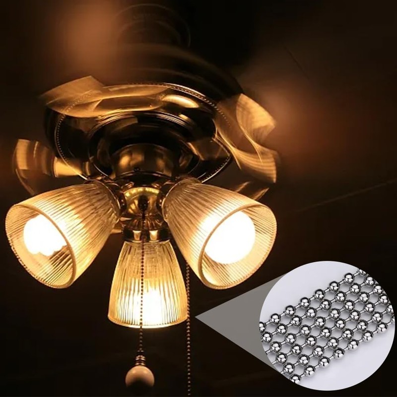 5 Meter Roller Blind Chain, Beaded Ball Pull Chain Extension
