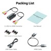 Dual RCA to HDMI Converter Support 4 : 3/16 :