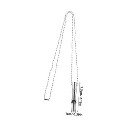 Sosoport Multi-Functional Emergency Whistle Metal Whistle Pendant for Referee Hiking Sports Games