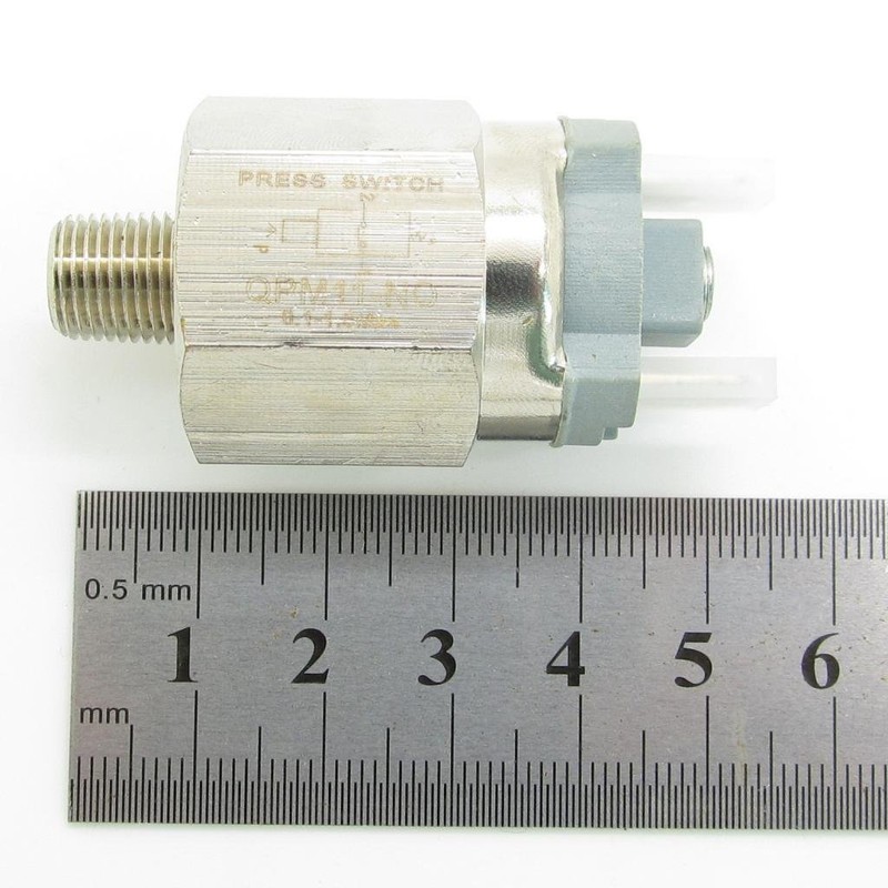 Stainless Steel 1/8 Inches Pneumatic Adjustable Pump Pressure Switch QPM11-NO
