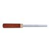 Guitar Fret Crowning File Chrome Plated Solid Wood Handle Fret