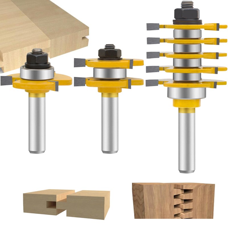 TAIWAIN 1/2" Shank Router Bit 41 PCS Frame Crown Mitered