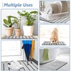 AWW Foldable Stone Bath Mat, Super Absorbent Diatomaceous Earth Mat,