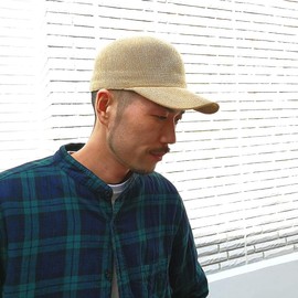 Basic Ench Solid Thermo Cap, Cap, Hat, Large Size, Breathable, Women's, Men's, beige