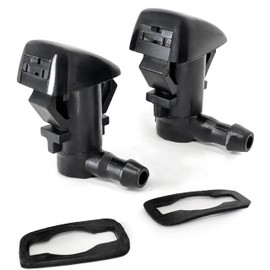 Click&Fit Windshield Washer Nozzles compatible with Toyota Tacoma 95-04, 4Runner 96-02, Camry 87-01, Celica 90-99, Corolla 88-02, Echo 00-05, RAV4 96-05 – Wiper washer sprayers, replases 85381-04030