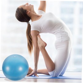 NOLITOY Exercise Ball 9 Inch Pilates Yoga Ball Home Workout Gym Small Portable Non-Slip Surface