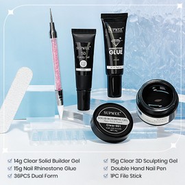 SUPWEE 3D Gel for Nails Sculpting Gel Home DIY Manicure