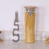 KKC HOME ACCENTS Glass Pasta Storage Container with Measuring Tool,Glass