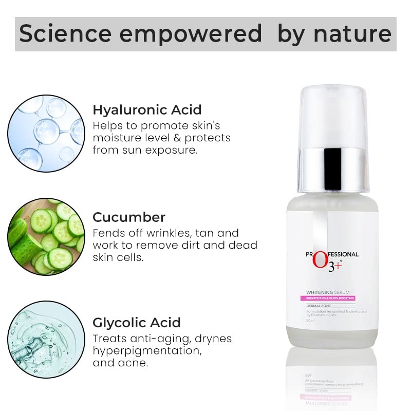 O3+ Whitening Serum for Pigmentation Control and Skin Brightening, 50ml