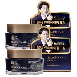 Dr.G 닥터지 블랙 스네일 크림 50mlx2개 달팽이크림 Dr.G Black Snail Cream 50ml x 2pcs Snail Cream
