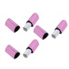 3pcs Empty Lipstick Tubes Trilateral Shaped DIY Lip Balm Container