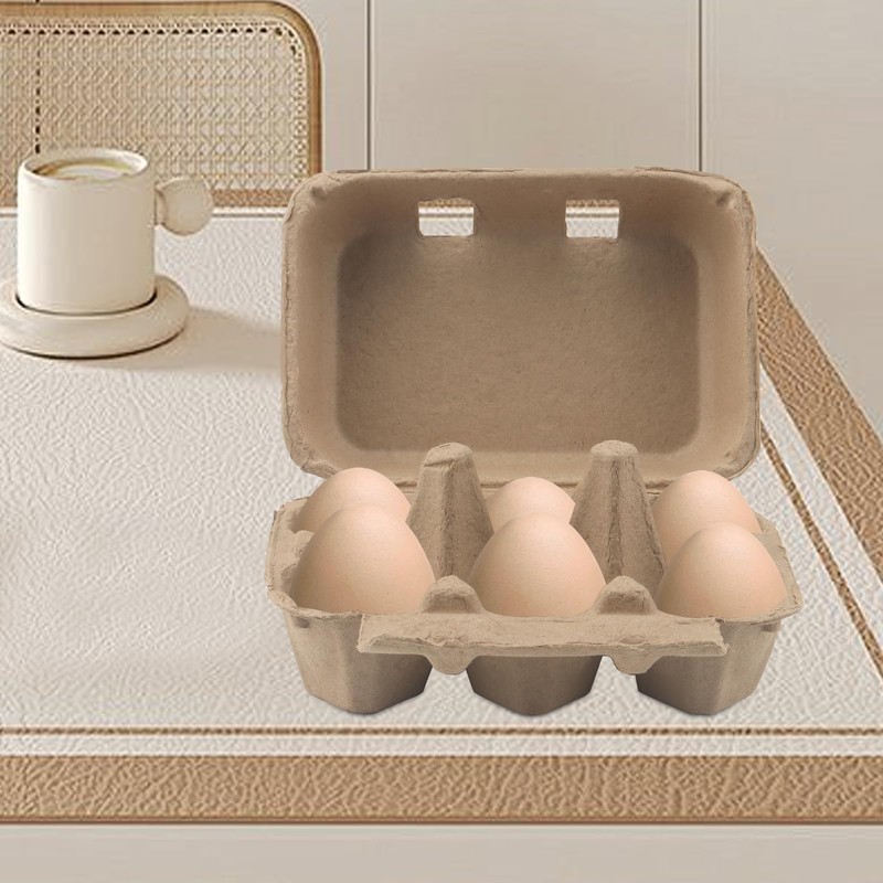 LEXININ 30 PCS Paper Egg Cartons, Pulp Cardboard Egg Boxes