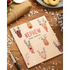 UK Greetings Christmas Card for Nephew - Reindeer Pattern Design