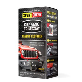 XPERTCHEMY Ceramic Trim Coat Plastic Restorer, Restores Faded Trim, UV Protection