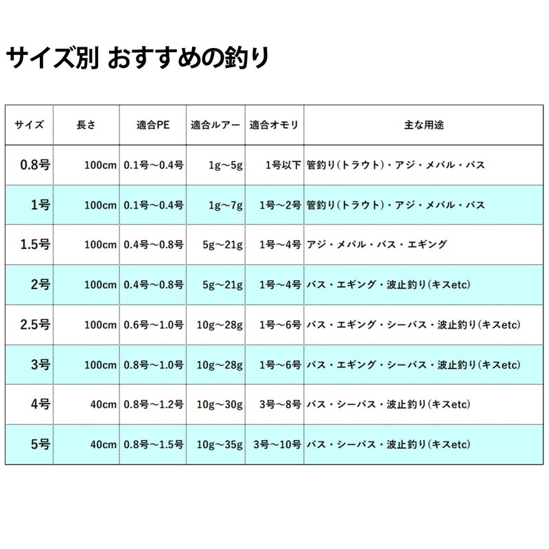 Duel H2534 Fluoroline No. 2.5 Quick Leader No. 2.5 with