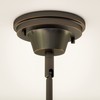 Kenroy Home 93661ORB Cambridge Rustic 1 Light Pendant, Blackened Oil
