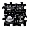 Alchemy Gothic CJ1 Puzzle Gothic Ceramic Coasters (Set of 4)
