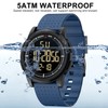 GOLDEN HOUR Ultra-Thin Minimalist Sports Waterproof Digital Watches Men with