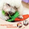 Sagildoq 2 Pack No Stuffing Dog Toys with Squeaker, Crinkle