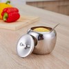 SUS304 Stainless Steel Spice Sugar Bowl with Lid and Spoon