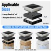 4x4 Solar Post Cap Lights 8 Pack, 96 LED/4 Lighting